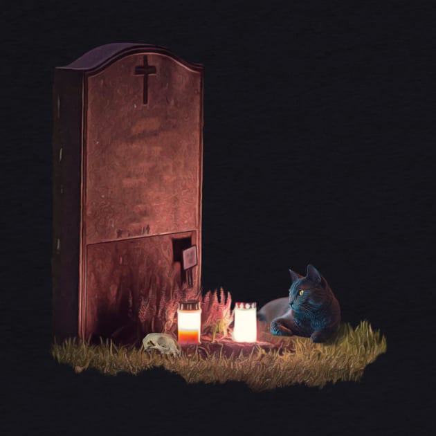 Grave Cat by Vampyre Zen